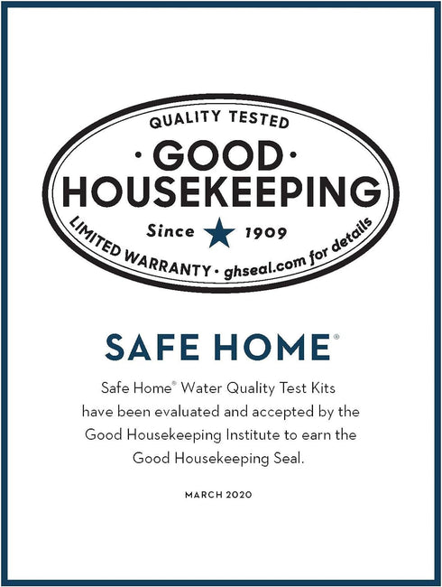 Safe Home® 12-in-1 Drinking Water Test Kit – DIY Testing for Hardness, Copper, Nitrate, Fluoride, Iron, and More – City Taps or Well Water – 10-St...