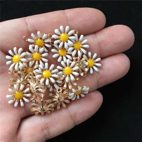 50pcs Gold Plated Cute Mini Charms Enamel Unicorn Pendants for DIY Jewelry Making Necklace Bracelet Earring Jewelry Findings Hypoallergenic Alloy...