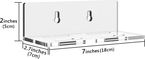 Geekria Wall Mount Shower Speaker Stand Compatible with Anker Soundcore 2, JBL Clip 3, INSMY C12 IPX7 Waterproof Bluetooth Speaker, Bathroom Wallm...