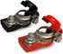 MGI SpeedWare 12v Automotive Battery Terminal Connectors with Cover, Red + Black Pair...