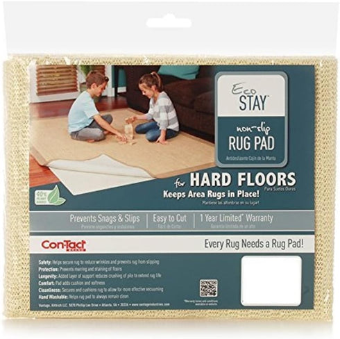 Con-Tact Rug Pad 2x8, Non-Slip Area Rug Pad, Eco-Stay for Hard Floors, Beige...