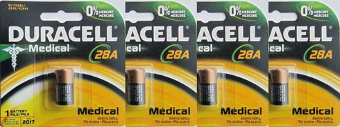 4 Pcs Duracell PX28A Alkaline Medical Battery 6V A544 4LR44 28A...