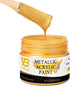 Acrylic Gold Paint, 100ml Metallic Gold Leaf Paint, Gold Paint for Metal, Wood, Headstone,Painting, Non Toxic Non Fading...