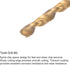 uxcell 5-40 UNC Straight Flute Thread Tap and 2.6mm Twist Drill Bit Set, Titanium Plated 6542 High Speed Steel Drilling Bit Machine Threading Tap...