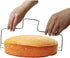Baking Adjustable 2-Wire Layer Cake Cutter Leveler, Stainless Steel, 13.3-Inches x 6.7-Inches...