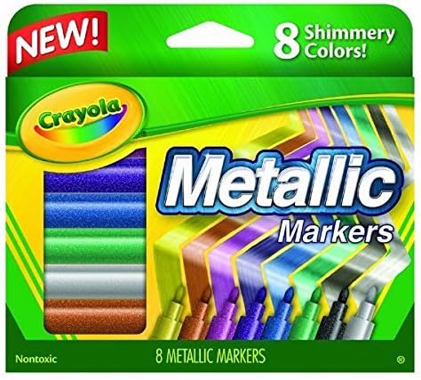CRAYOLA LLC CRAYOLA METALLIC MARKERS 8 COLORS (Set of 3)...