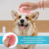 2Pcs Dog Cat Bath Brush Soft Silicone Dog/Puppy Massage Brush Hair Fur Grooming Cleaning Brush with Shampoo Dispenser,for Long Short Haired Pets,w...
