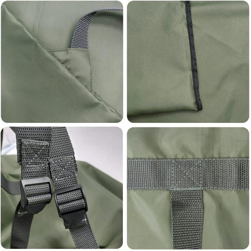 Laundry Bag Backpack, 27” x 34”Sturdy Laundry Bag with Shoulder Straps Drawstring Closure Heavy Duty Foldable Laundry Backpack for College, Travel...
