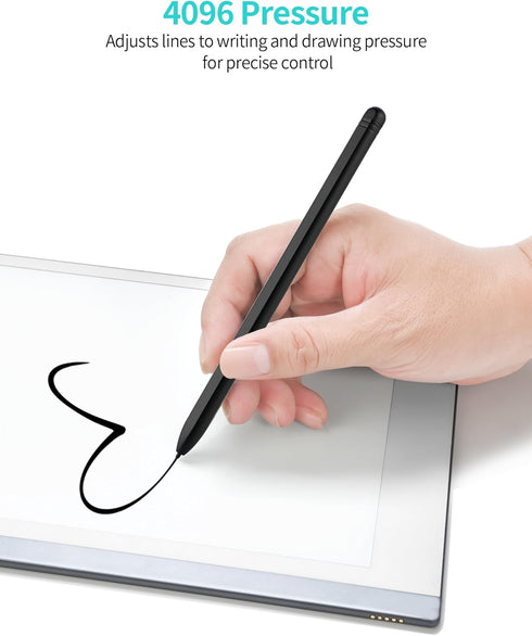 EMR Stylus for Remarkable 2 Pen with 5 Pen Tips, Magnetic Pen Compatible with Galaxy Tab S6 Lite/ S7 FE/ S9 Plus/Samsung S Pen Replacement, 4096 P...