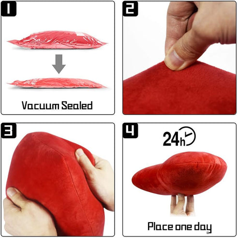YINGGG Cute Plush Red Heart Pillow Love Pillow Cushion Toy Throw Pillows for Kids' Friends Fit for Living Heart Throw Decorative Pillows...