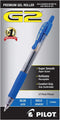 PILOT G2 Premium Refillable & Retractable Rolling Ball Gel Pens, Bold Point, Blue Ink, 12 Count (31257), 1 Pack...