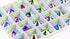 DONGZHOU 80pcs Sew On Rhinestones Round Flat Back Sew On Glass Rhinestone Sewing Crystal Gems Stone Beads for Costume, Clothes, Garments, Dress, J...