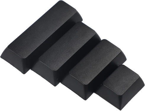 XDA Convex Spacebar Off White Black 1.25u 2u 2.25u 2.75u for Wings SP64 SP84 Arisu Alice Wings GK64x GK61x GK68x (Black)...
