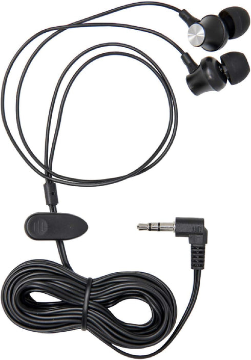 WordSleuth in-Ear Transcription 3.5mm Earbud Headset, Noise Reduction, Antimicrobial, Angled Silicone Ear Tips, Ultra Comfort & Clarity, 10-foot c...