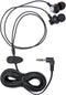 WordSleuth in-Ear Transcription 3.5mm Earbud Headset, Noise Reduction, Antimicrobial, Angled Silicone Ear Tips, Ultra Comfort & Clarity, 10-foot c...