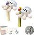 2PCS Cute Hanging Toothbrush Holder, Hand Wall Hanging Utility Suction Hooks with StickyPads, Multi-Function Mouse Bathroom Decor, Key Holder Show...