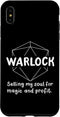 iPhone XS Max Warlock Funny Character Joke Roleplaying Games RPG Gamer Case...