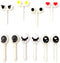 Honbay 30PCS Pieces Eye Food Toothpicks Fruit Forks Cupcake Picks for Party Cake Decoration Supplies...