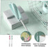 ibasenice 2 Pack Silicone Bottle Brush Set Baby Bottle Cleaner Brush and Pacifier Scrubbing Brush Milk Bottle Cleaning Brush and Cup Feeding Bottl...