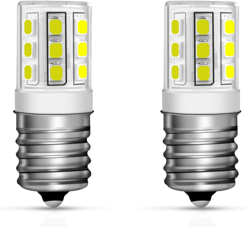 KEI D28a Refrigerator Light Bulb KEL2811, E17 Intermediate Base 5304517886 Appliance Bulb, 4W 120V Replace 35W Halogen Bulbs, Fit for Frigidaire E...