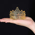 Set of 2 Princess Crown Silicone Fondant Molds 3D Crown Gumpaste Candy Mold Sugarcraft Baking Tool for Birthday Party Cake Topper Decorating...