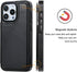 Wallet Case Compatible with iPhone 15 Pro Max(6.7"),Slim Protective case with Card Holder with 1 Screen Protective Glass,Premium PU Leather Kickst...