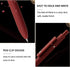 Gel Pens, 10 Pcs 0.5mm Black Ink Pens Fine Point Smooth Writing Pens with Silicone Grip, High-End Series Metal Clip Retractable Pens for Journalin...