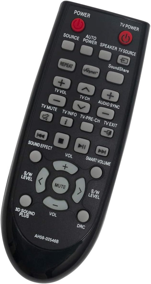AH59-02546B Replacement Remote Control Applicable for Samsung Soundbar HW-F550 HW-F551 HW-FM55C HW-F550/ZA HW-F551/ZA HW-FM55C/ZA HW-F550/ZC HW-F5...