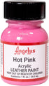 Angelus Acrylic Leather Paint - 1 Ounce, Hot Pink...