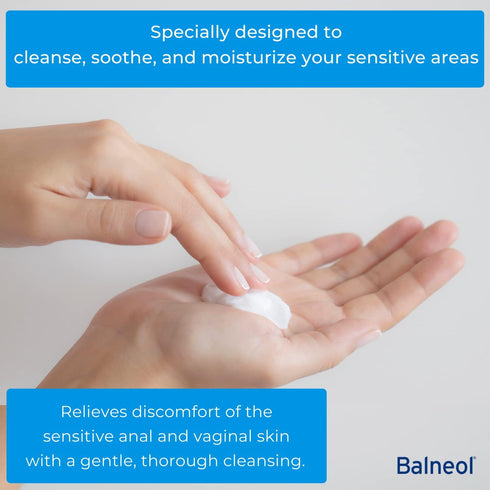Balneol Hygienic Cleansing Lotion for Women and Men, Soothing Relief to Help With Pain Relief, Itch Relief, and Discomfort for Sensitive Areas, Ma...