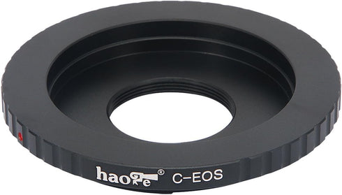 Haoge Manual Lens Mount Adapter for C-Mount CCTV Cine Movie Film Lens to Canon EOS Rebel 80D 70D 60D 50D 550D 500D 5D 5DS 7D EF EF-S Mount Camera...