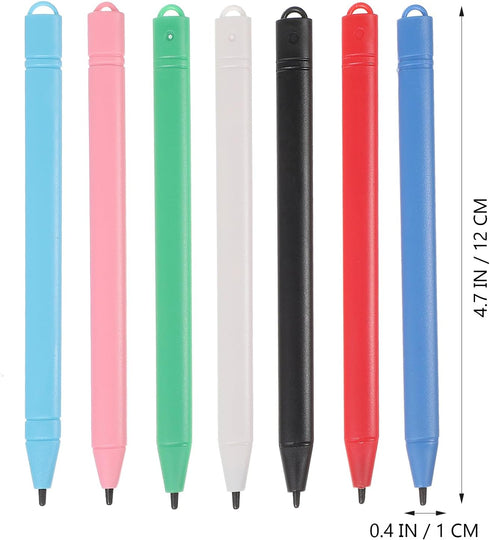 Homoyoyo Stylus with Tether Drawing Stylus 7pcs Replacement Stylus Colorful Drawing Pen for LCD Writing Tablet,Drawing Board Drawing Pad, Doodle P...