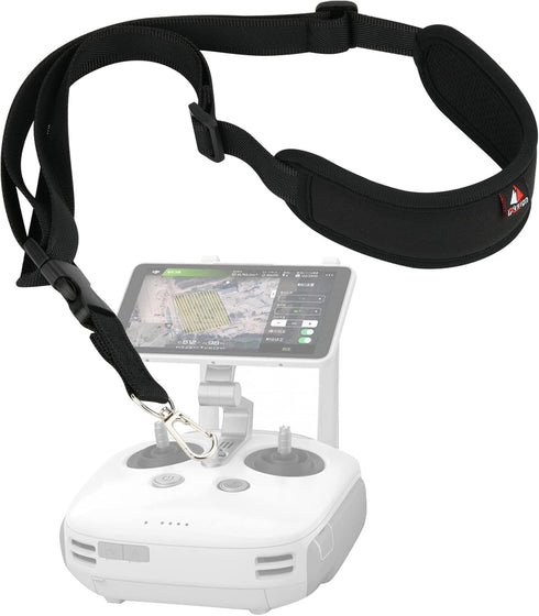 TXEsign Adjustable and Detachable Remote Controller Lanyard Padded Neck Strap for DJI Drone Phantom 3 4 Pro Inspire 1 (Black)...