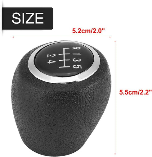 Car Gear Stick Shift Knob Head, Manual Shifter Knob Head for Chevy Cruze 2008-2012(5 Speed)...