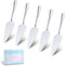5 Pcs Pie Server Set, Stainless Steel Cake Cutter Pizza Spatula Server, Triangular Spade Pie Cutter Serving Utensils for Cutting Pizza, Cake, Pie,...