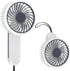 mollie 3-Inch Mini USB Rechargeable Portable Handheld Fan 3-Speeds Battery Operated Small Foldable Quiet Pocket Hand Personal Cooling Fan for Wome...