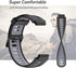 NotoCity Compatible with Forerunner 220 Watch Bands Black Buckle Sport Silicone Watch Strap Replacement for Forerunner 230/220/235/620/630/735XT S...