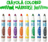 Crayola Washable Markers - Green (12ct), Kids Broad Line Markers, Bulk Markers for Classrooms & Teachers...
