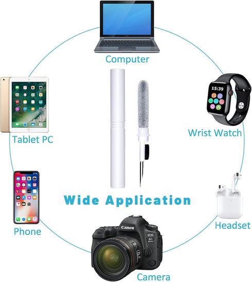 2022 New Bluetooth Clean kit for Bluetooth Headset,Multifunctional Bluetooth Earphone Cleaning Pen Kit for pad, Portable Cleaner Pen for Cleaning ...
