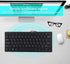 Arabic Keyboard, Wired Mini Portable Keyboard, USB Interface for Desktop Computer 78 Keys, Ultra-Thin Mini Industrial Silent Business Wired Keyboa...