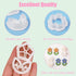 Fchil Floral Polymer Clay Cutters, Flower Leaf Clay Cutters for Earring Making, Boho Geometric Shaped Jewelry Cutters, 29 Pcs...