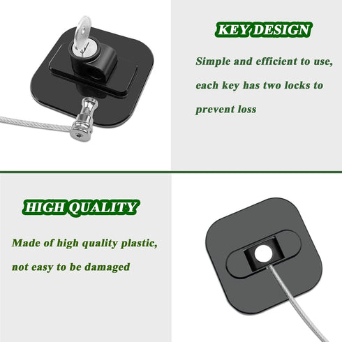 Refrigerator Lock with Key, Fridge Locks,Lock for Fridge Freezer, Cabinets and Drawers, Air Oven Air Fryer, Closets, Windows, 2 Pack Refrigerator ...