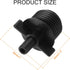 uxcell Barb Drip Pipe Connector 1/2 BSPF Male Thread 4/7mm Hose Fitting for Garden Agricultural Irrigation System, Plastic 30pcs...