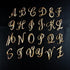 SINNKYA-Z Woman’s 26 Letter Initial Brooch Pins, Gold Clear Crystal Rhinestone Breastpins Letter Stocking Pins for gifts 2size/package...