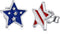 Silver USA American Flag Earrings - S925 Patriotic Stud Earrings Fourth of July Independence Day Jewelry Gifts for Women(Star1)...