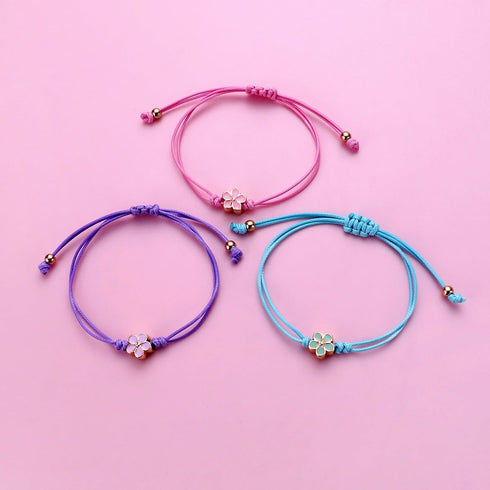 Friendship Bracelets Matching Flower Best Friend Bracelet Gifts for 3 Women BFF...