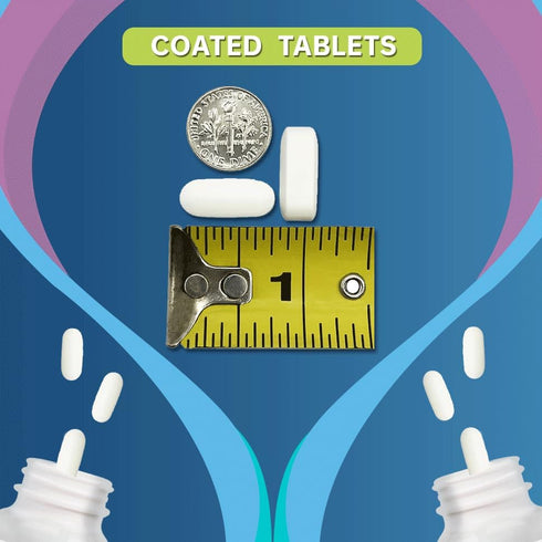 BariatricPal Easy Swallow Calcium Citrate (600mg) and D3 Coated Tablets (30-Day Supply)...