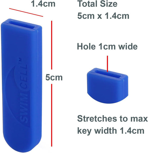 Key Blade Cover - Silicone Sheath Protector for Car, Bike, or House Keys. Anti-Scratch Sheath. Cut to Fit. 1-2 Keys...
