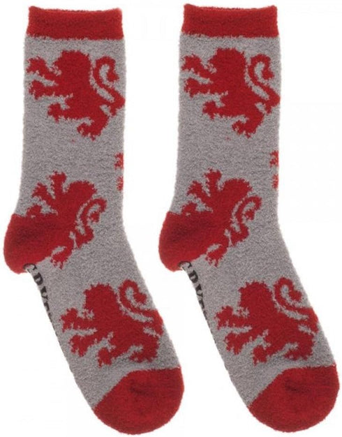 Harry Potter Gryffindor Logo Adults Fuzzy Socks...