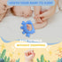 Anboor 2 Pack Baby Teething Toys,Silicone Teethers for Babies 0-6 Months Anti Dropping Hand Teether,Infant Baby Chew Toys for Teething Relief,Idea...